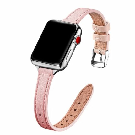 Ремешок для часов Кожа 20mm/Apple Watch 38/40/41mm Pink