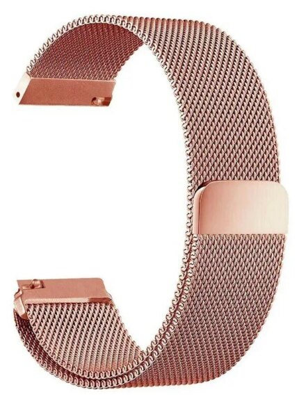 Ремешок для часов Миланская петля 20mm Rose Gold