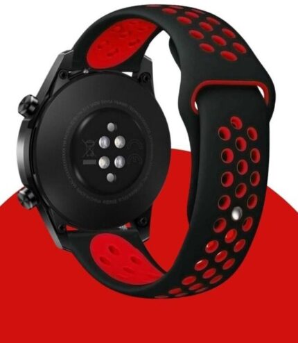 Ремешок для часов Силиконовый Nike Style 20mm Black/Red
