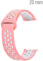 Ремешок для часов Силиконовый Nike Style 20mm Pink/White