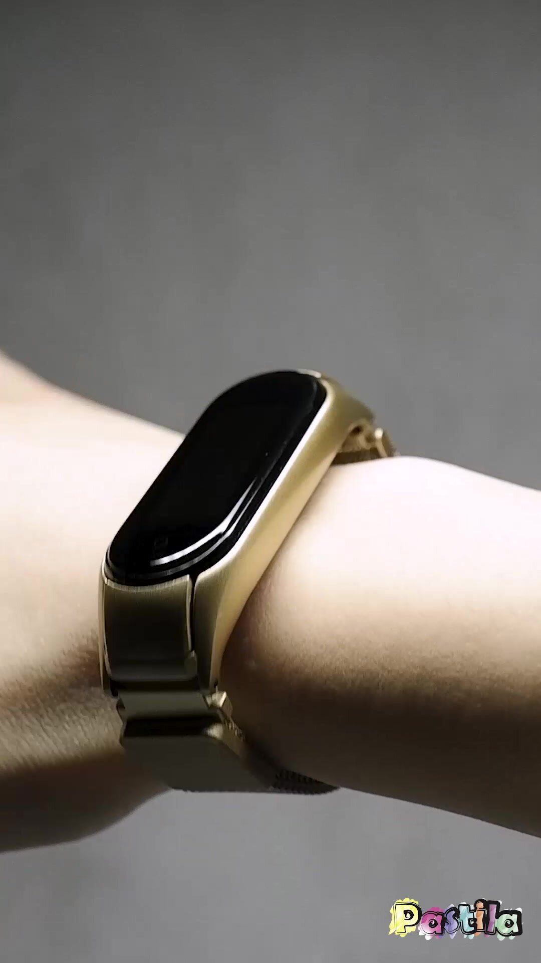 Ремешок на фитнес-браслет металл Миланская петля Mi Band 5/6 Gray Ремешок на фитнес-браслет металл Миланская петля Mi Band 5/6 Gray