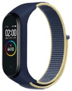 Ремешок на фитнес-браслет Mi Band 5/6 Nike Style Черный/Красный — изображение 4