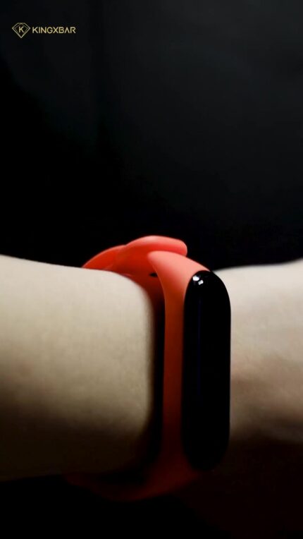 Ремешок на фитнес-браслет Mi Band 5/6/7 Dragon Fruit