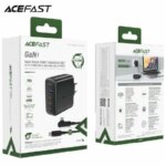 СЗУ AceFast A13 1USB+2USB-C 65W USB-C/USB-C чёрный — изображение 2