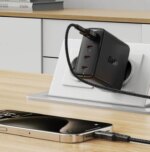СЗУ AceFast A94 1USB+3USB-C 100W адаптер чёрный — изображение 2