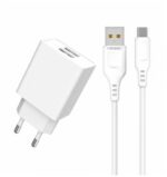 СЗУ Denmen DC02V 2USB 10W USB/MicroUSB чёрный — изображение 4