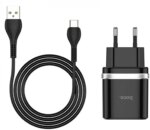 СЗУ Hoco C12Q 1USB 18W адаптер чёрный — изображение 4