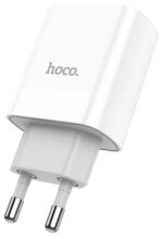 СЗУ Hoco C80A 1USB+1USB-C 20W адаптер белый — изображение 3