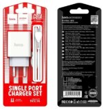 СЗУ Hoco C81A 1USB 2.1A Lightning White