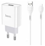 СЗУ Hoco C81A 1USB 12W USB/Lightning белый — изображение 3