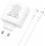 СЗУ Hoco N30 1USB+2USB-C 65W адаптер белый — изображение 4