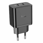 СЗУ Hoco N35 2xPD 45W Type-C/Type-C Black
