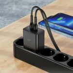 СЗУ Hoco N35 2USB-C 45W USB-C/USB-C чёрный — изображение 3