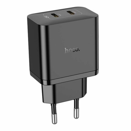 СЗУ Hoco N35 2xPD 45W Type-C/Type-C Black
