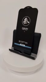 Защитное стекло Apple iPhone 13 Pro Max/14 Plus 10D 0.33mm чёрный — изображение 2