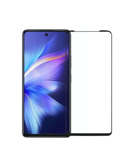 Защитное стекло керамическое матовое Tecno Camon 18/Xiaomi Redmi 12 Black