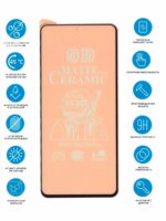 Защитное стекло керамическое матовое Xiaomi Poco X5 Pro чёрный — изображение 4