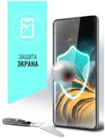Защитное стекло Tecno Pova Neo 2 9D без уп. чёрный — изображение 2