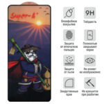 Защитное стекло Xiaomi Poco F4 9D без уп. чёрный — изображение 4
