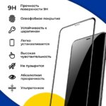 Защитное стекло Xiaomi Redmi 10 5D без уп. чёрный — изображение 3