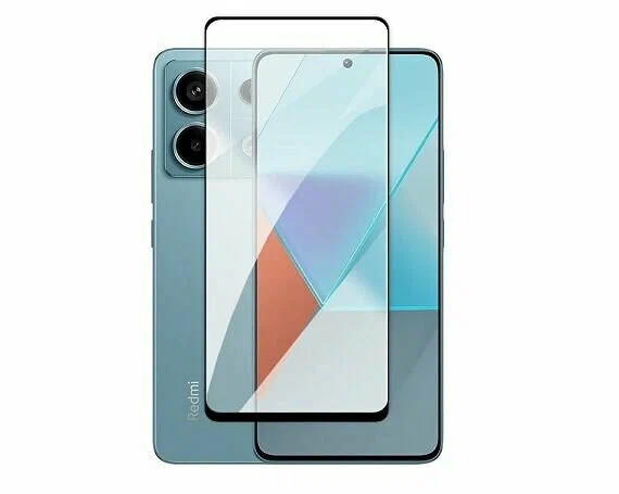 Защитное стекло Xiaomi Redmi Note 13/Note 13 PRO/ Poco X6 Pro Матовое 5D без уп. Black Защитное стекло Xiaomi Redmi Note 13/Note 13 PRO/ Poco X6 Pro Матовое 5D без уп. Black