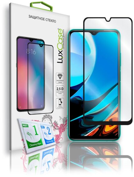 Защитное стекло Xiaomi Redmi Note 9T 5D без уп. Black