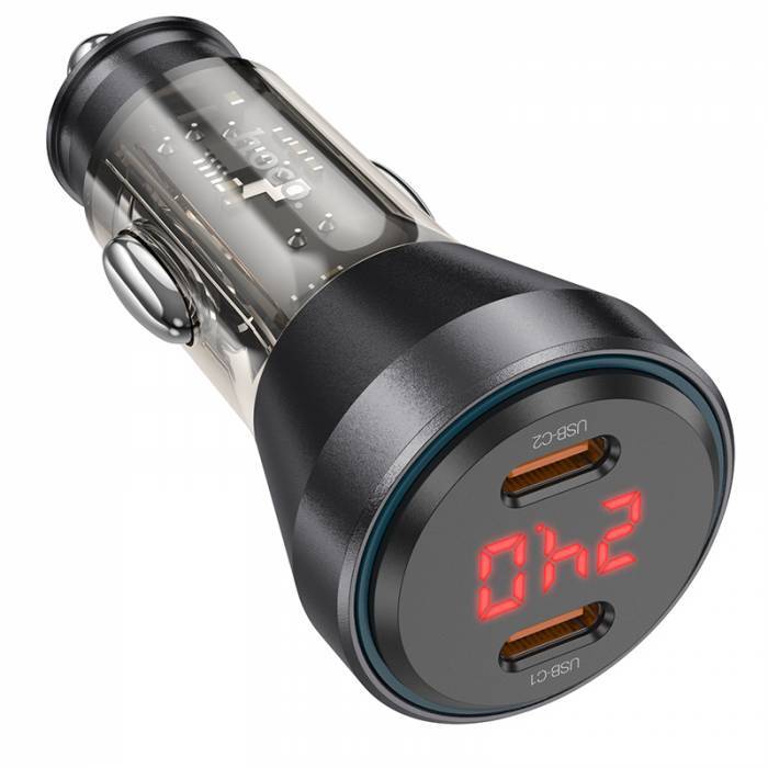 АЗУ hoco nz12c 2usb qc3.0 30w+30w adapter black АЗУ hoco nz12c 2usb qc3.0 30w+30w adapter black