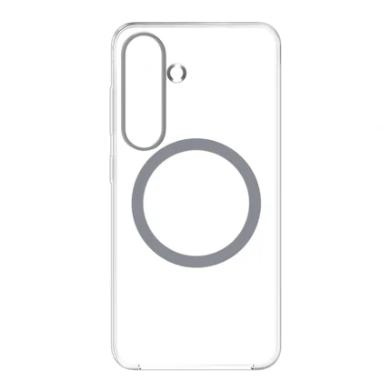Накладка силикон clear case samsung s25 magsafe Прозрачная