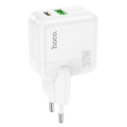 СЗУ Hoco CS55A PD20W + QC 3.0 Type-C/Type-C White