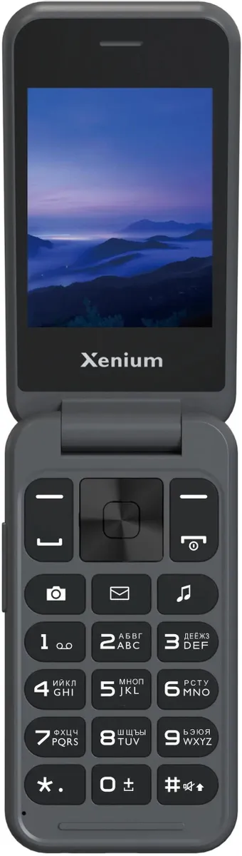 Мобильный телефон philips xenium x680 dark gray