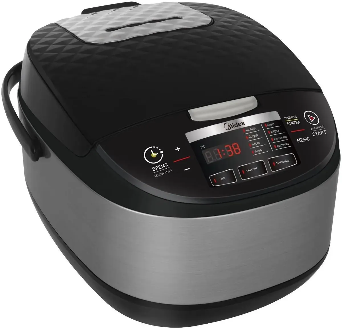 Мультиварка midea (mpc 6020) black/grey Мультиварка midea (mpc 6020) black/grey
