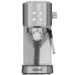 Кофеварка рожковая kitfort (КТ 7294) silver