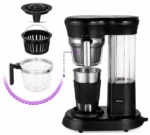 Кофемашина kitfort kt 7141 stainless/black