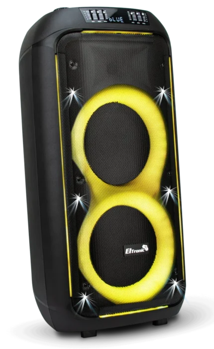 Колонка портативная eltronic 30 38 crazy box 800 с микрофоном чёрный