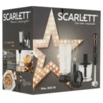 Блендер погружной scarlett (sc hb42m45) black/gold