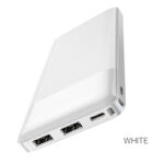 Портативное ЗУ Hoco J72 10000mAh белый
