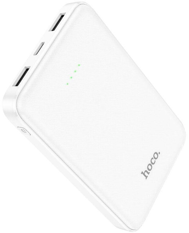 hoco-j93-handsome-power-bank-10000mah-white Портативное ЗУ Hoco J93 10000mAh белый — изображение 1