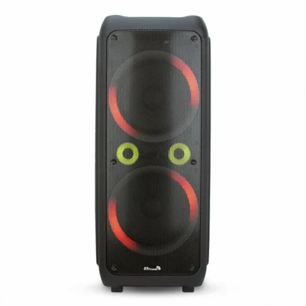 Колонка портативная eltronic 20 83 dance box 1500 с микрофоном чёрный