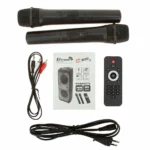 Колонка портативная eltronic 20 62 fire box 1000 с микрофоном чёрный