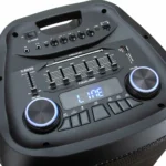 Колонка портативная eltronic 20 83 dance box 1500 с микрофоном чёрный