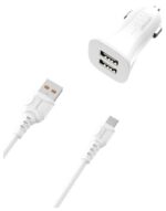 АЗУ Denmen DZ06T 2USB 3.1A Type-C Белый — изображение 2