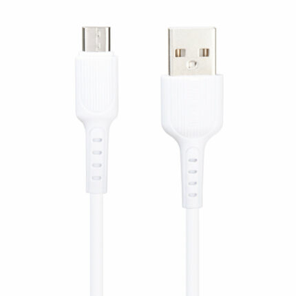 Дата-кабель Borofone BX16 MicroUSB 1m White