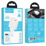 СЗУ Hoco N51 1USB+2USB-C 65W USB-C/USB-C белый — изображение 4