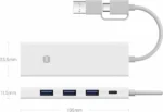 USB-хаб Xiaomi 4 in 1 (XMSTFXQ01YM) — изображение 2