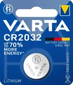 Батарейки Varta Electronics CR2032 BL1 Lithium 3V