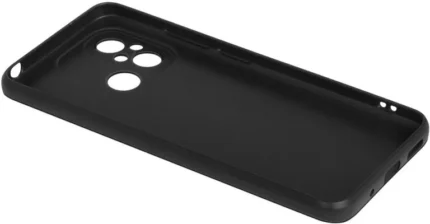 Накладка пластик/кожа Victoria Xiaomi Redmi 14С/POCO C75 чёрный