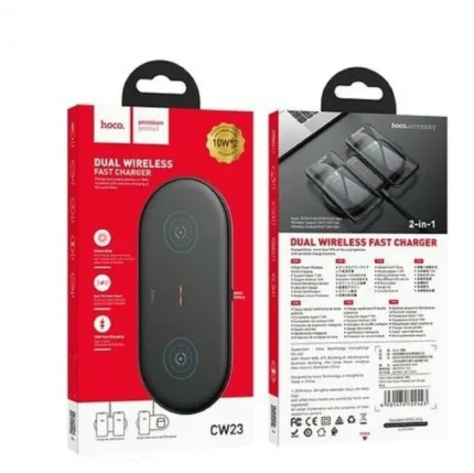 СЗУ Hoco Wireless CW23 2 in 1 Black
