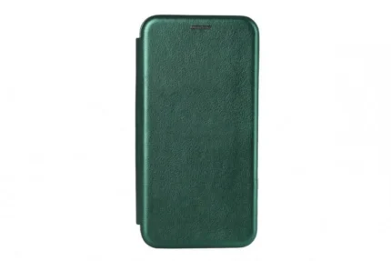 Чехол-книжка Fashion Case Samsung A06 тёмно-зелёный