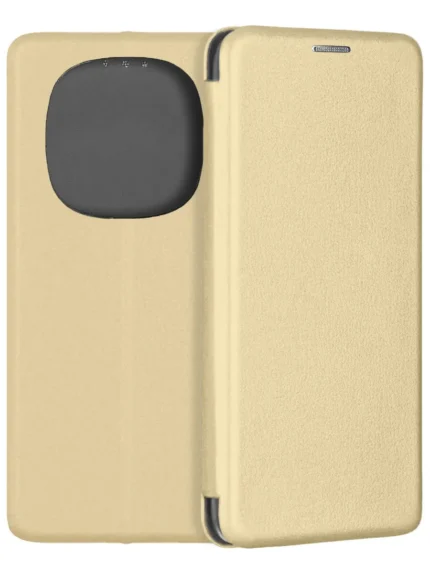 Чехол-книжка Fashion Case Xiaomi Redmi Note 14 4G золотой