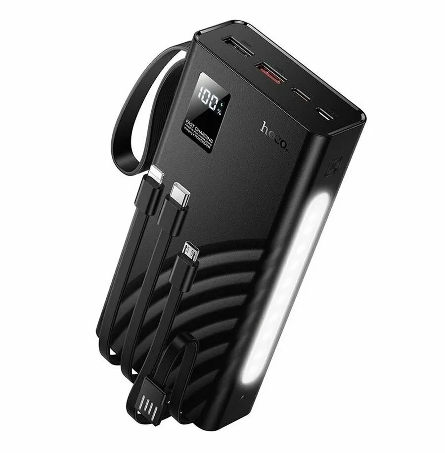 optimize (3) Портативное ЗУ Hoco J155 20000mAh 22.5W с дисплеем чёрный — изображение 1